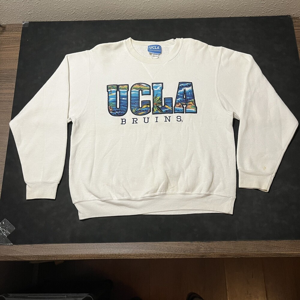 Vintage UCLA Bruins Sweatshirt USA Sweater 90s Crewneck 80s Surfing Beach Ocean